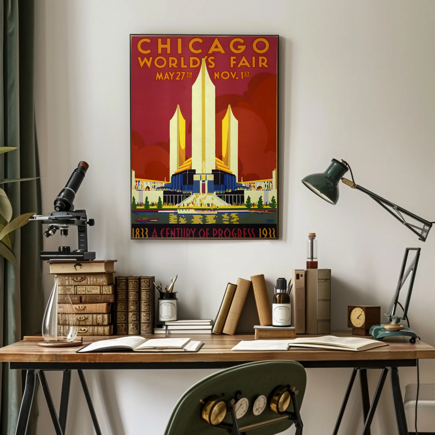 Chicago World's Fair Vintage Poster