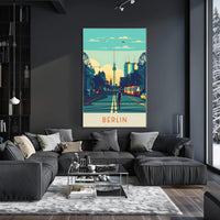 Vibrant Berlin Cityscape Poster