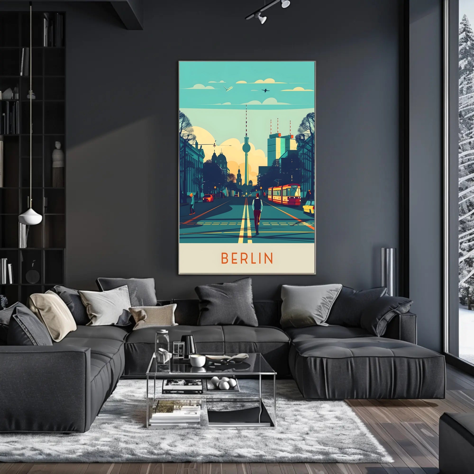 Vibrant Berlin Cityscape Poster
