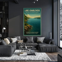 Lake Charlevoix An Oasis Of Natural Poster