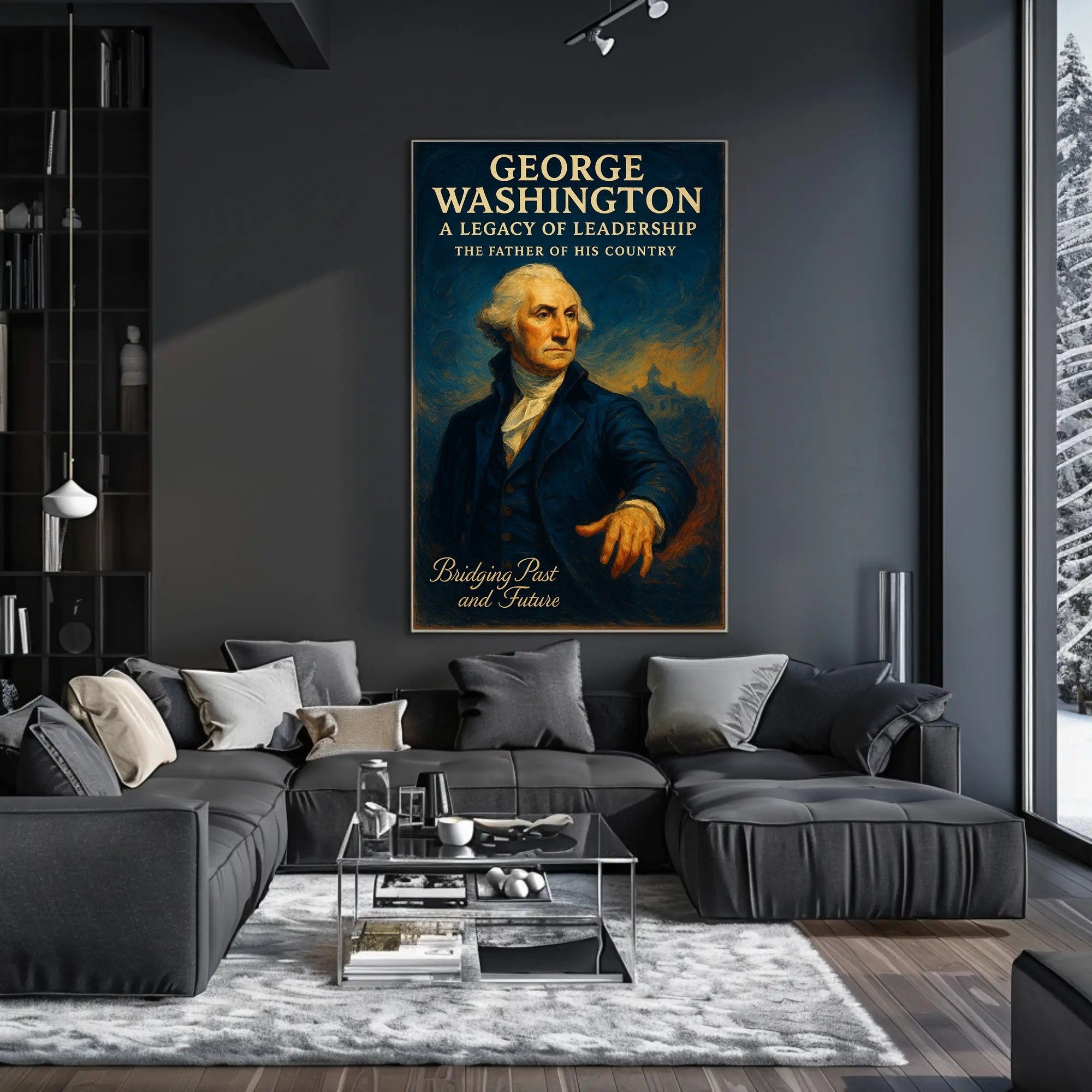 George Washington A Legacy of Leadership Poster PosterGoat