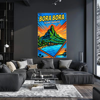 Bora Bora Island Paradise Poster