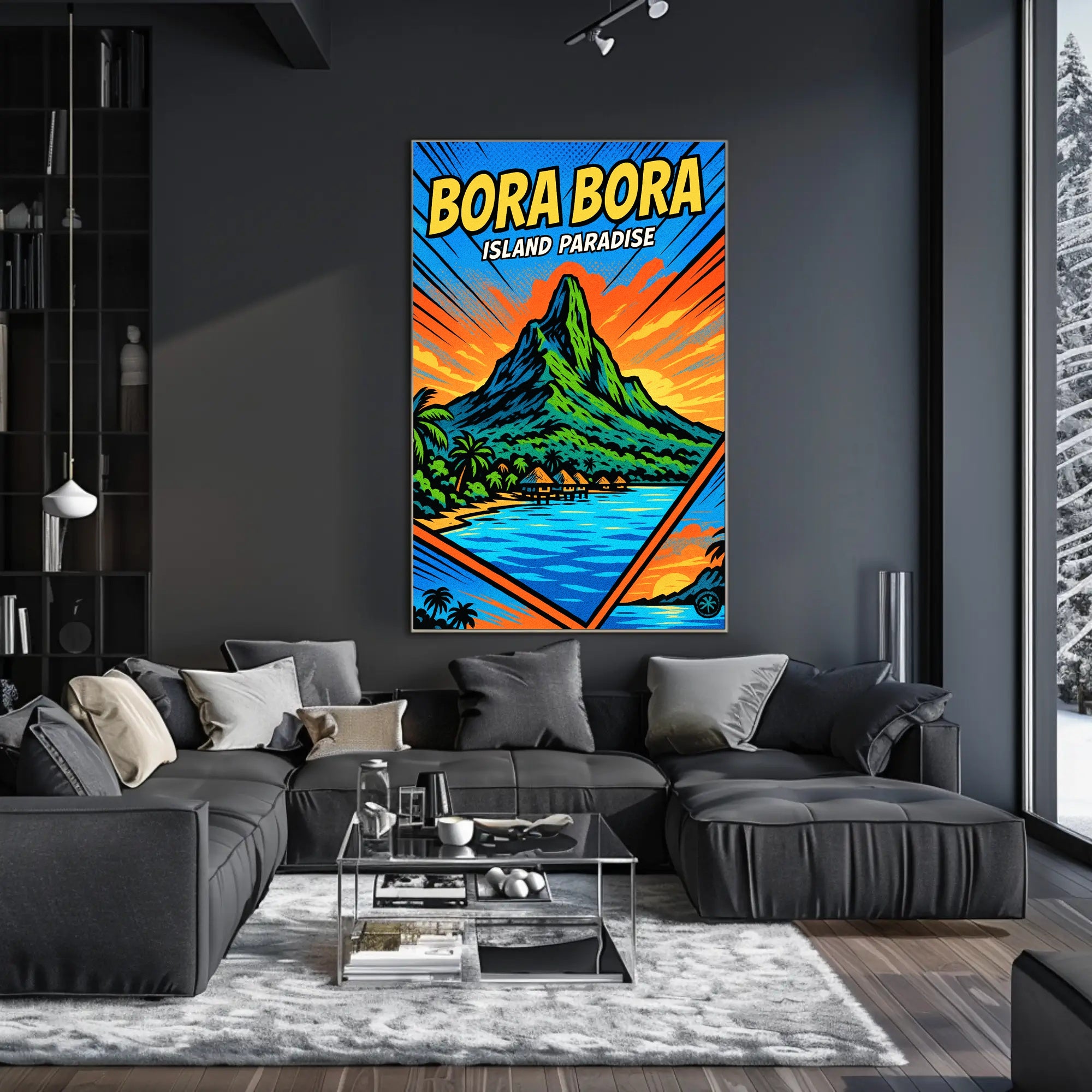 Bora Bora Island Paradise Poster
