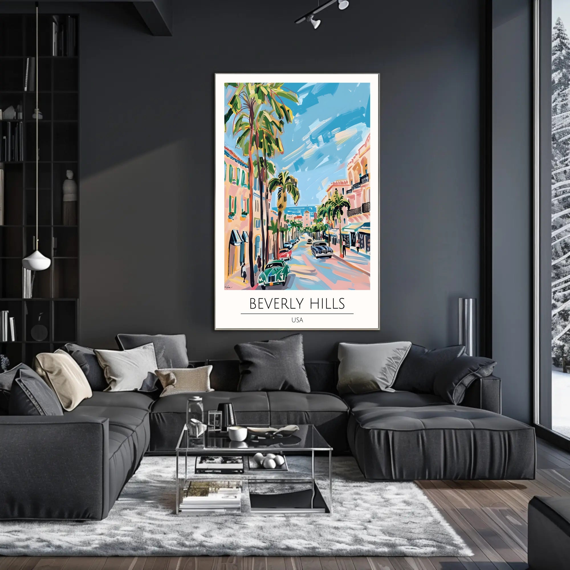 Beverly Hills Vibes Poster PosterGoat