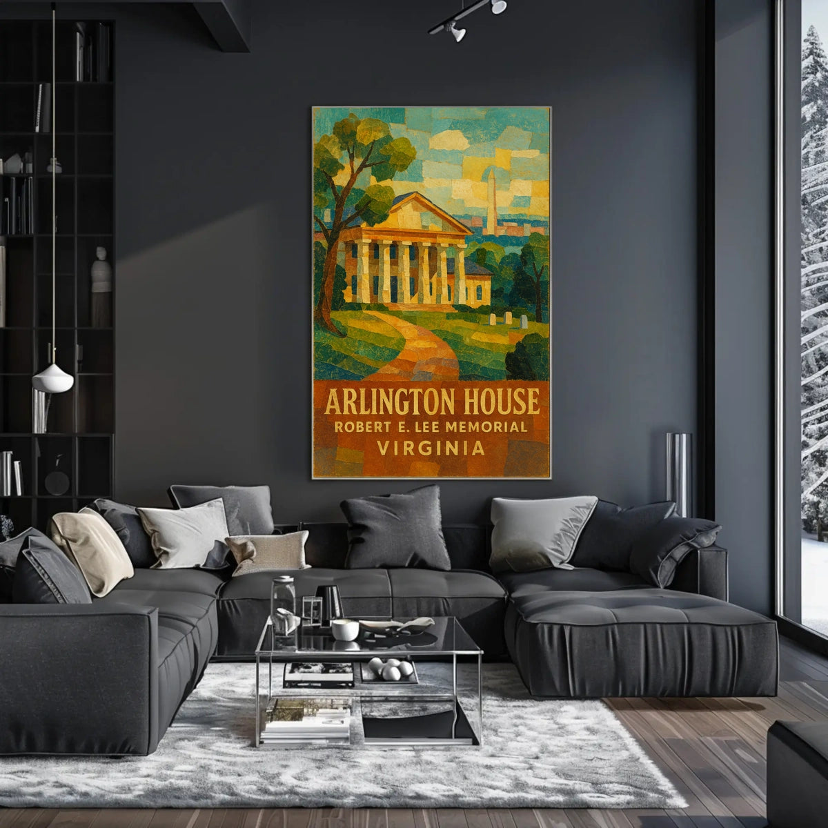 Arlington House Robert E. Lee Memorial Poster
