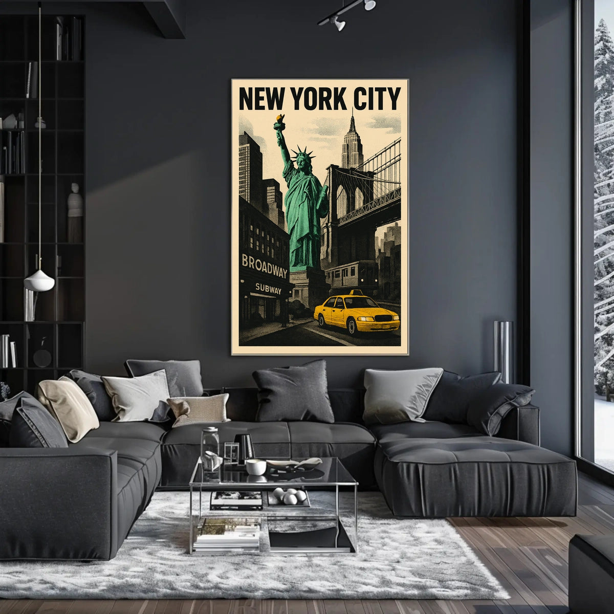 Iconic New York City Poster