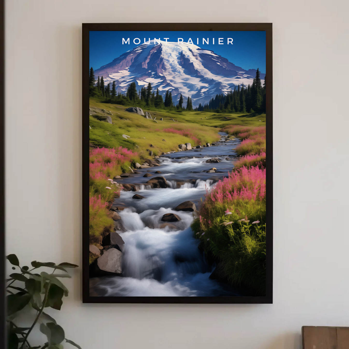 Mount Rainier National Park Poster