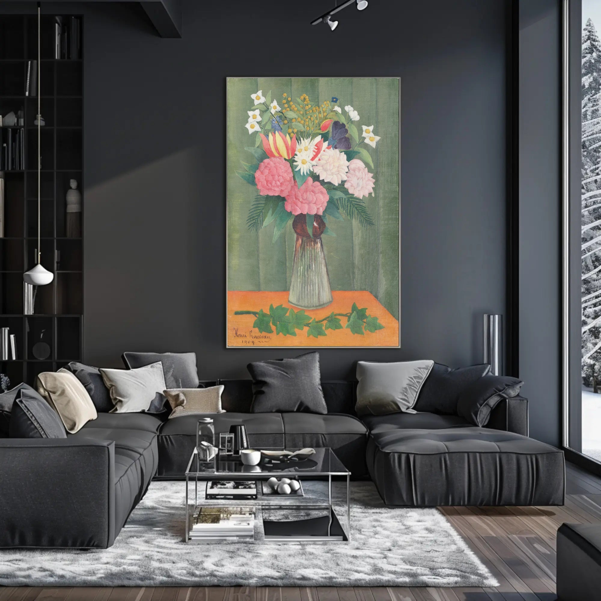 Henri Rousseau Floral Still Life Poster