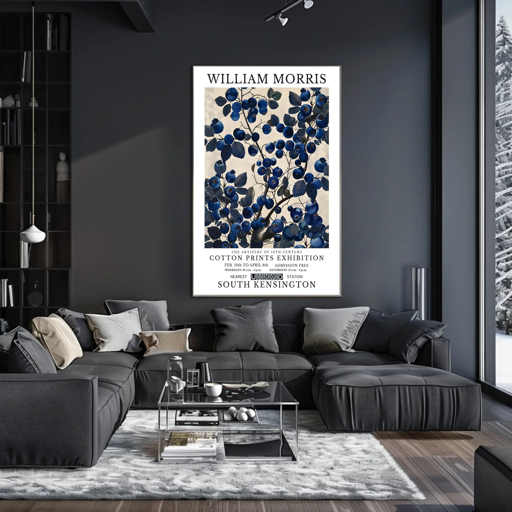 William Morris Cotton Prints Wall Art Poster