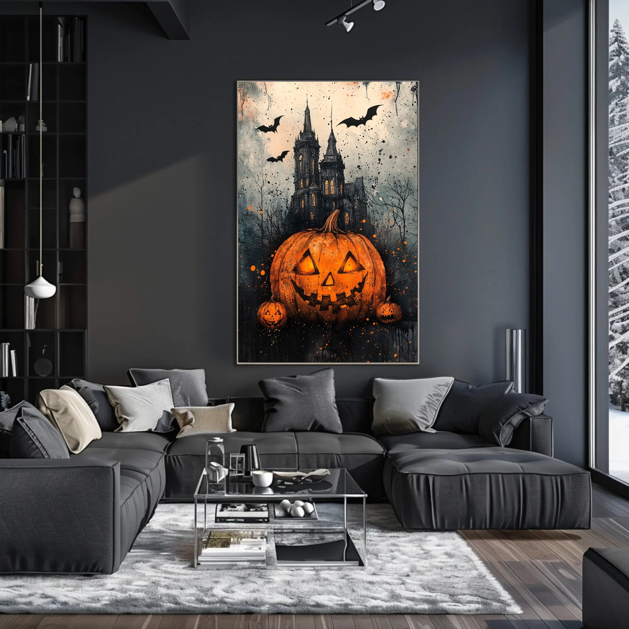 Haunted Halloween Night Poster