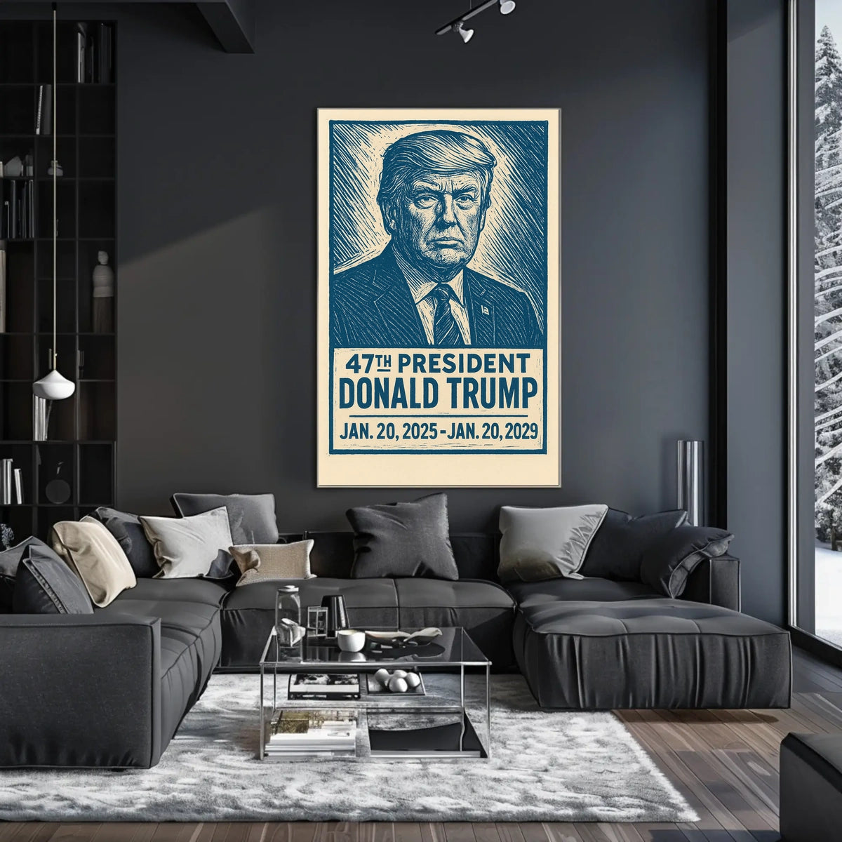 Donald Trump Vision Legacy Patriotic Minimalist Poster