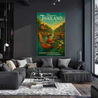 Discover Thailand Floating Markets Cultural Marvels Poster