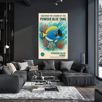 Discover the Charm of the Powder Blue Tang Poster