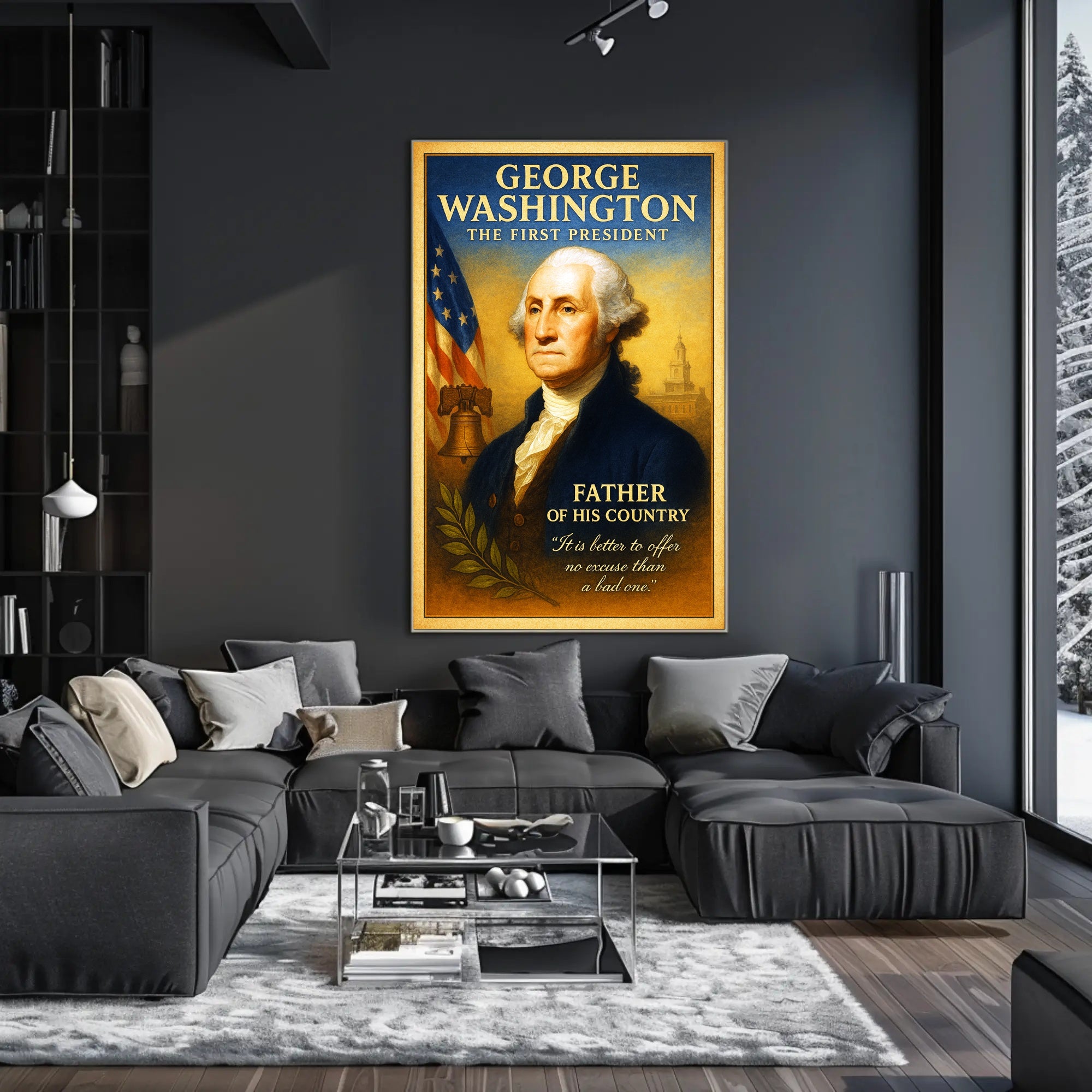 George Washington The First President Poster PosterGoat