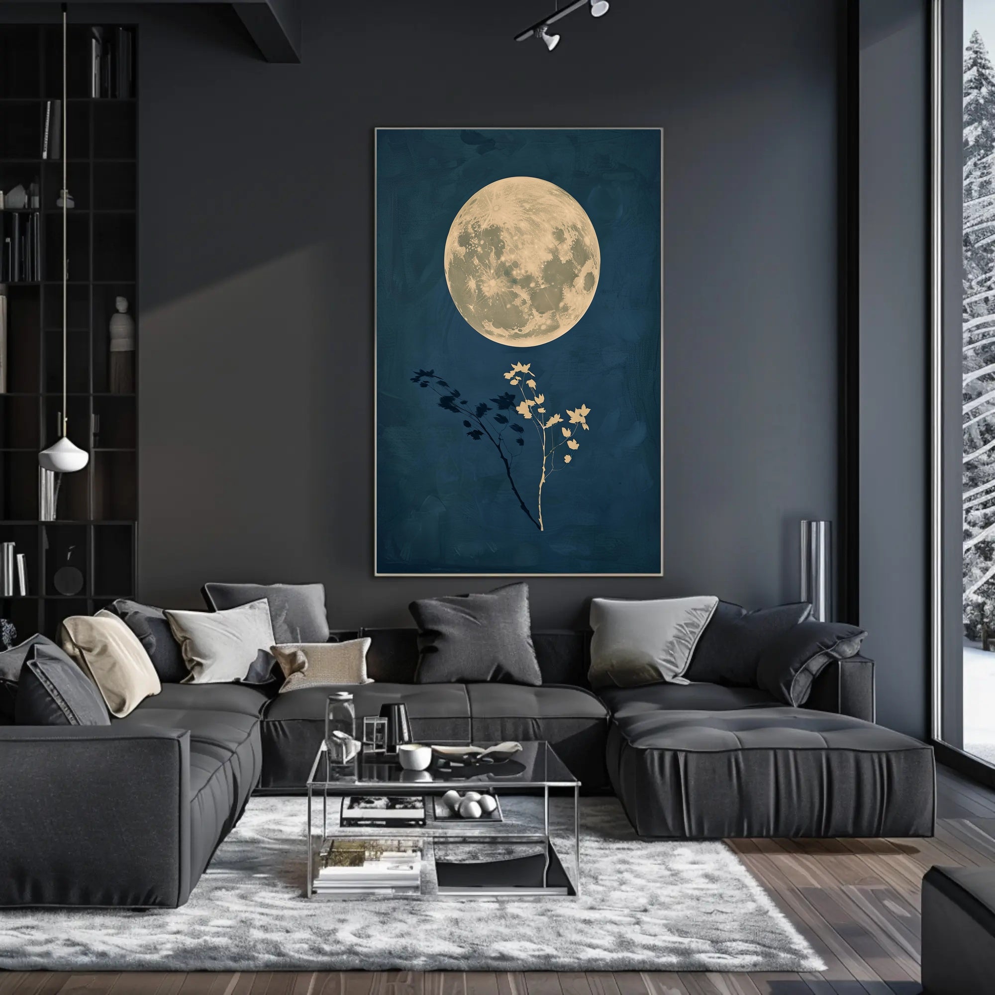Moonlit Elegance Poster