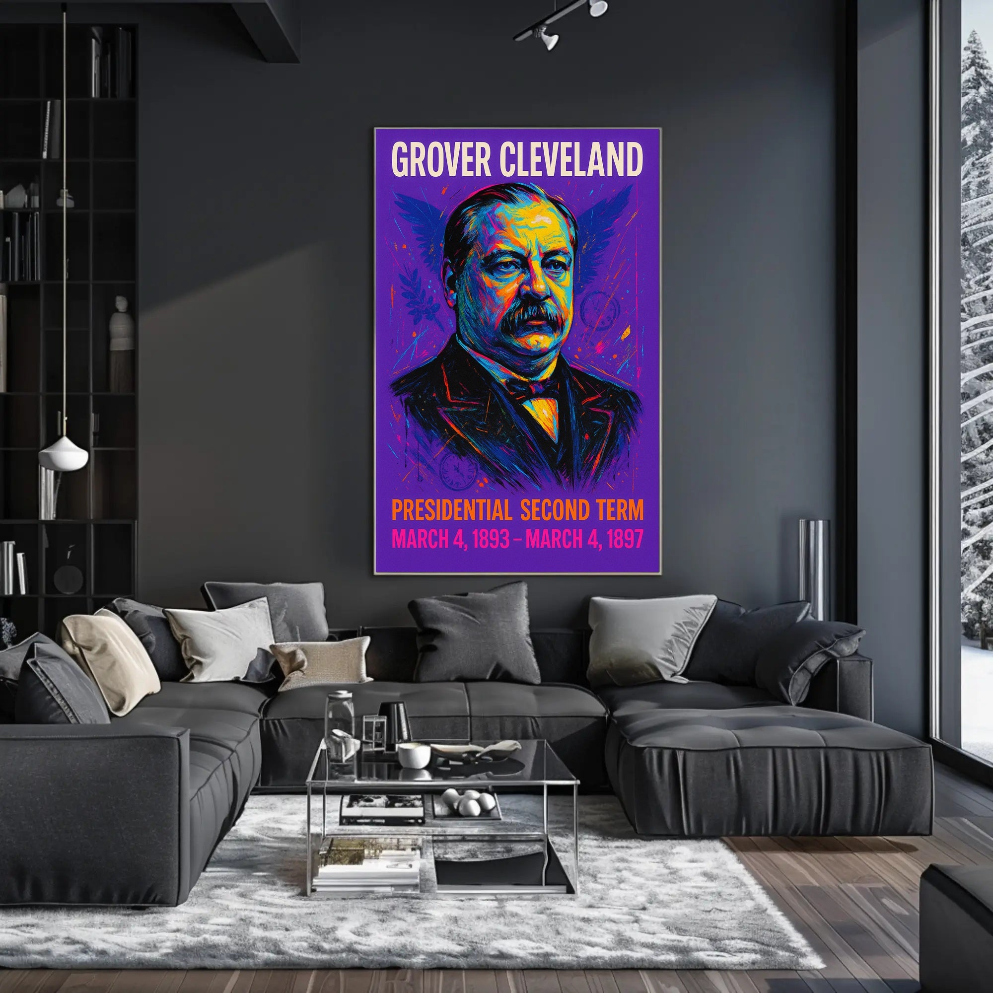 Grover Cleveland Presidential Second Poster