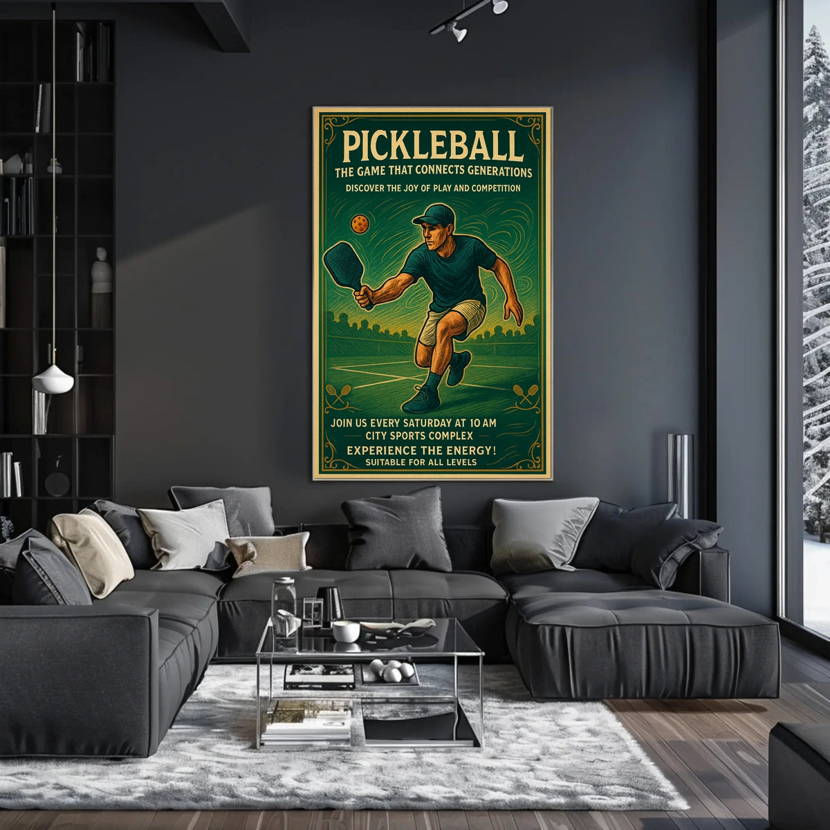 Pickleball The Game That Connects Generations Poster