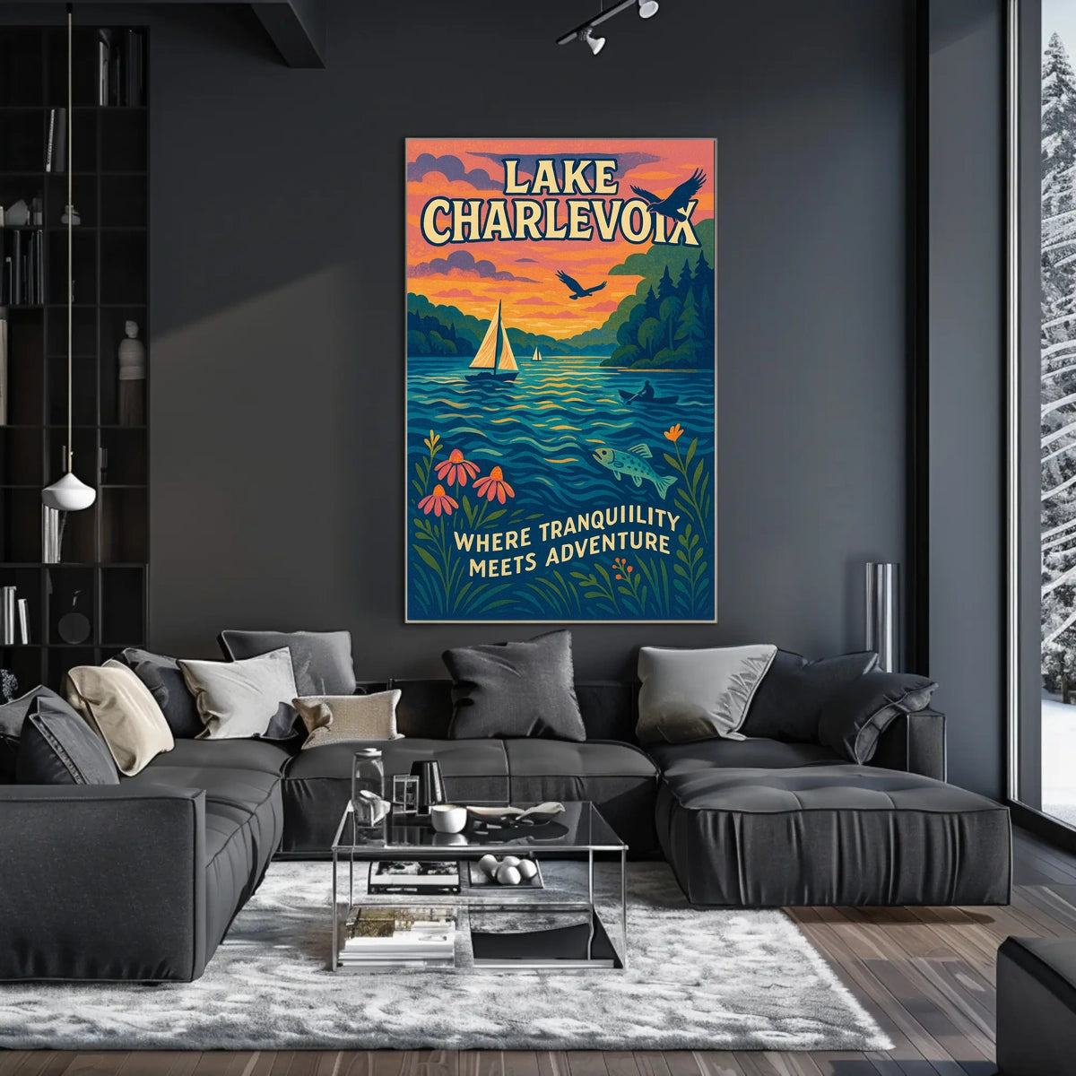 Lake Charlevoix Adventure Poster