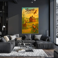 Iowa The Heartland of Possibilities Poster