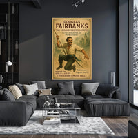 Douglas Fairbanks The Swashbuckling Legend Poster