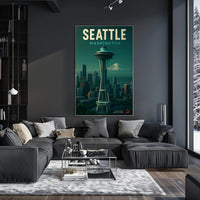 Seattle Skyline Poster PosterGoat