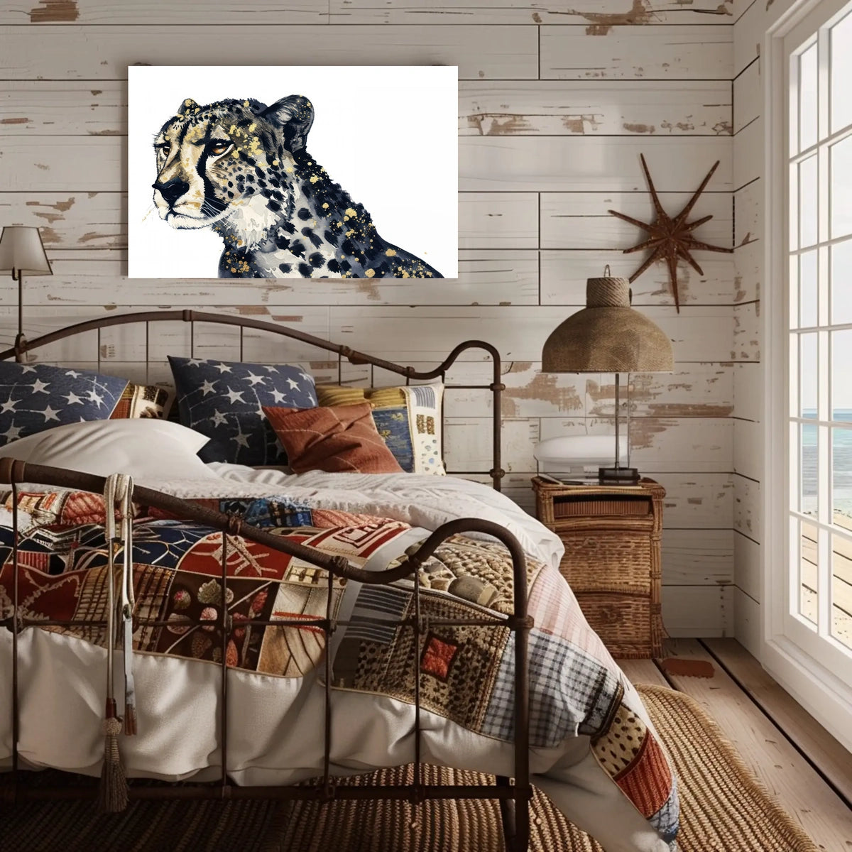 Majestic Cheetah Art Poster