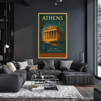 Athens The Cradle of Western Civilization Poster