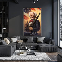 Martin Van Buren with a Modern Twist Poster