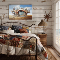 Surreal Desert Eye Art in Artistic Poster