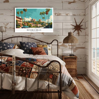 Beverly Hills Glamour Sunlit Streets Urban or Cityscape Poster