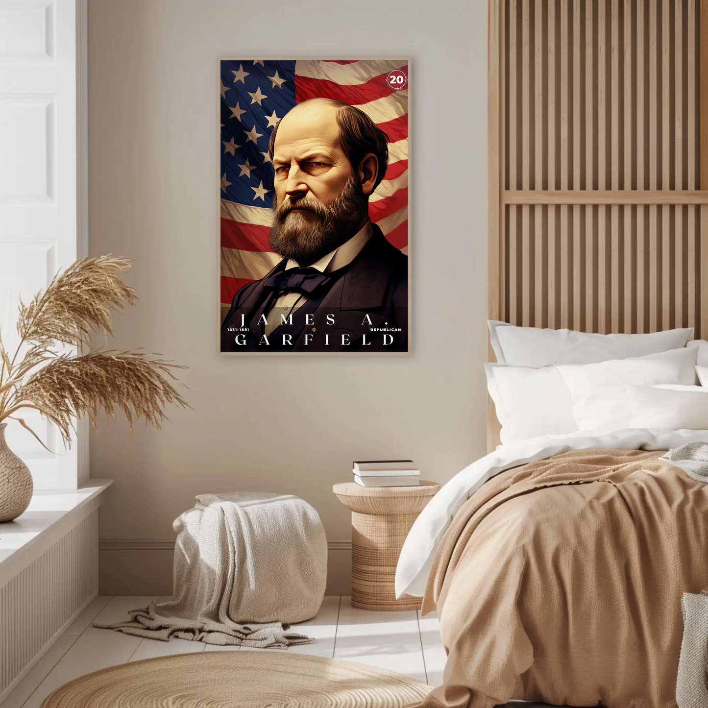 James Garfield 20th President Of The United States Portrait