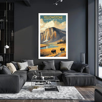Yellowstone National Park Vintage Poster Print