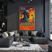 Algeria Desert Adventure Vintage Travel Poster PosterGoat