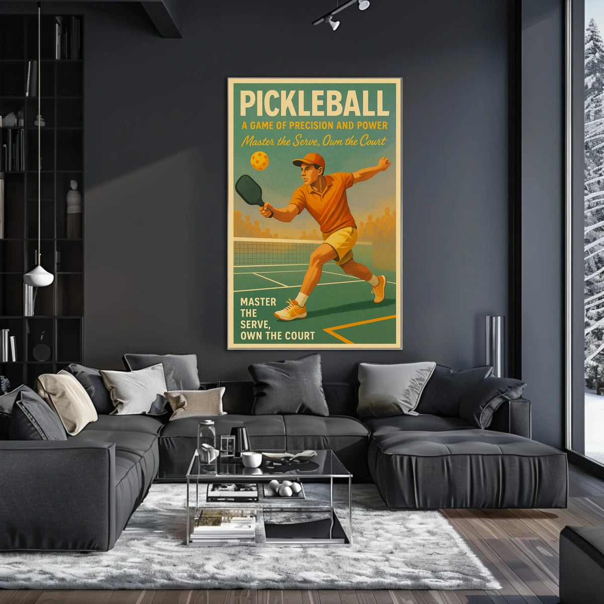 Pickleball Mastery Poster