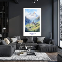 Kazbegi Scenic Beauty Travel Poster PosterGoat
