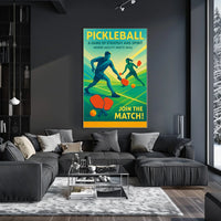 Pickleball A Game of Strategy and Spirit Poster