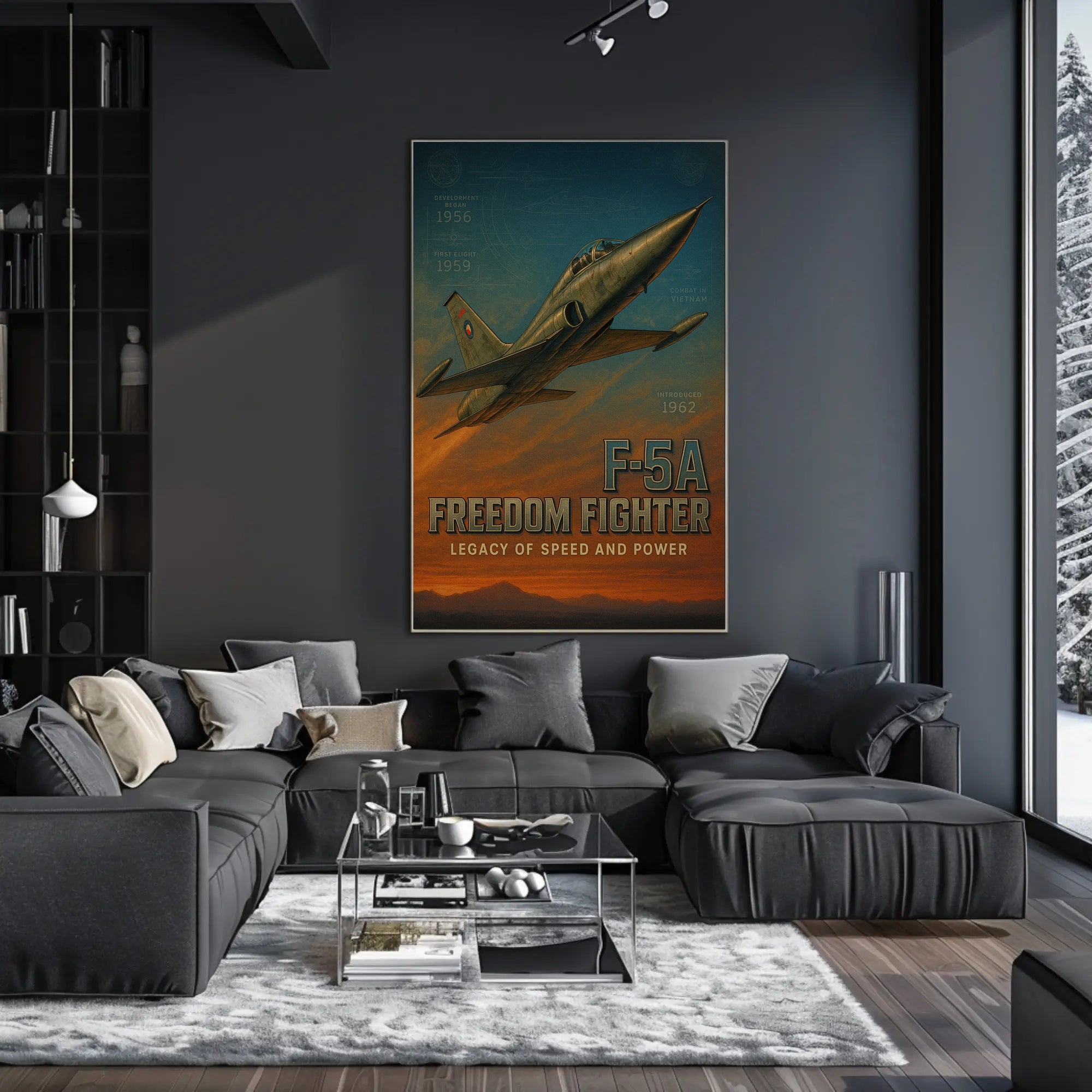 F-5A Freedom Fighter Poster PosterGoat