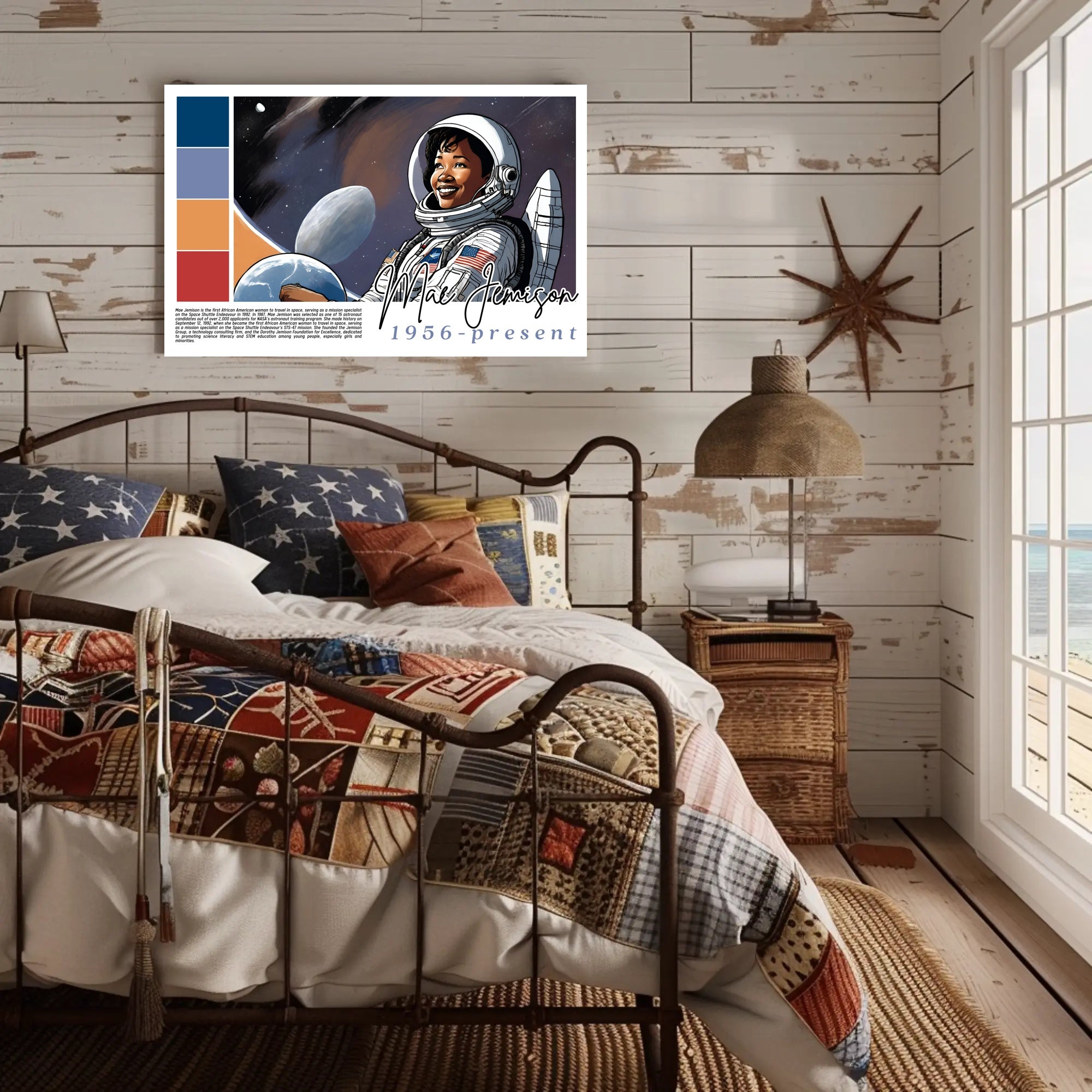 Mae Jemison: A Trailblazer in Space Poster