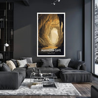 Mammoth Cave National Park Vintage Poster