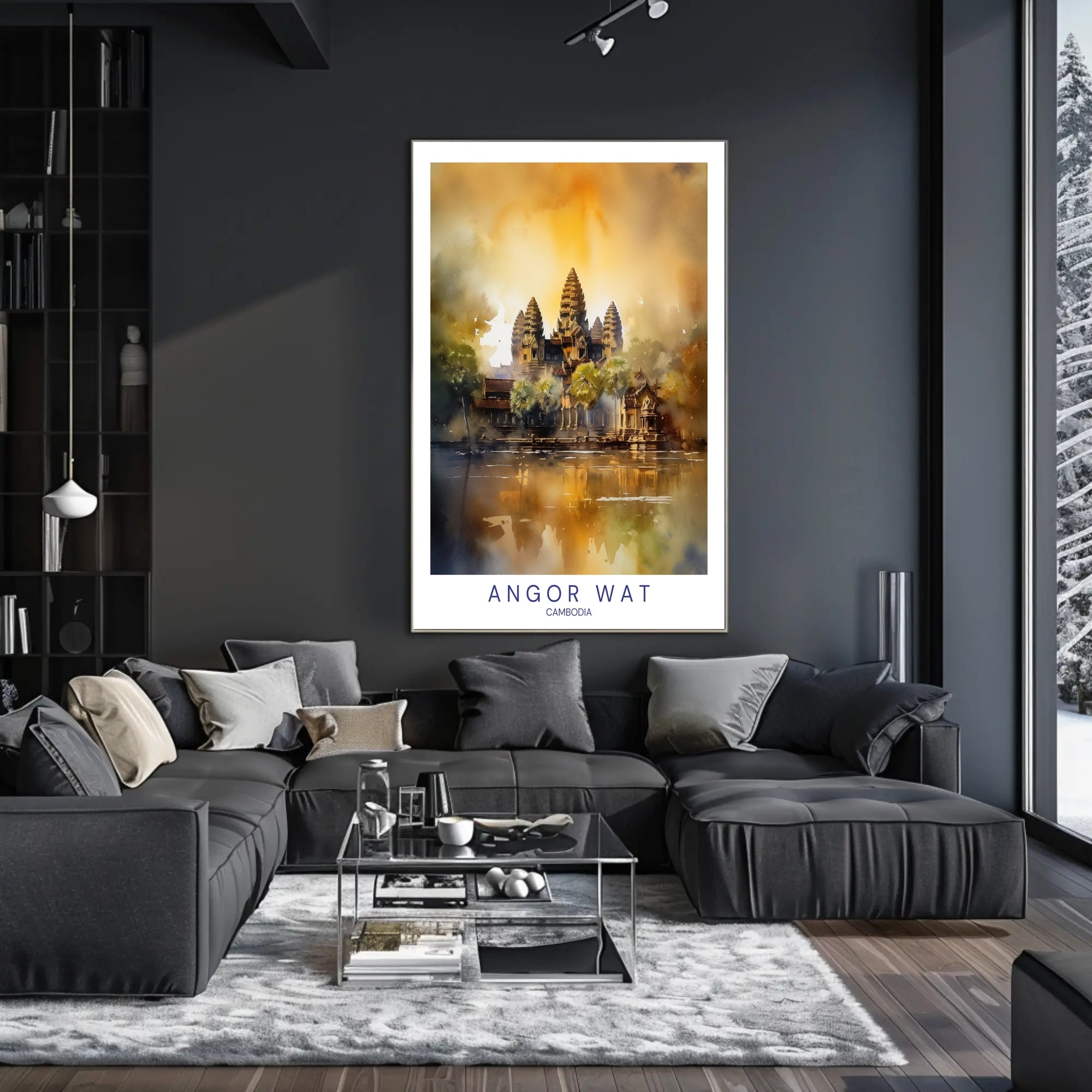 Angkor Wat Reflections Poster PosterGoat