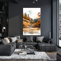 Cuyahoga Valley Watercolor Wall Art Poster