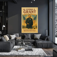 Ulysses S. Grant 18Th President Poster