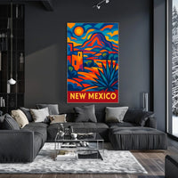 New Mexico Vibrant Landscapes Wanderlust Poster