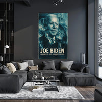Joe Biden 46th President of the United States Double Exposure Poster