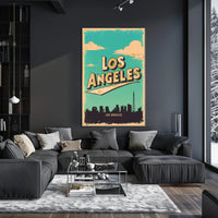 Vintage Los Angeles Poster