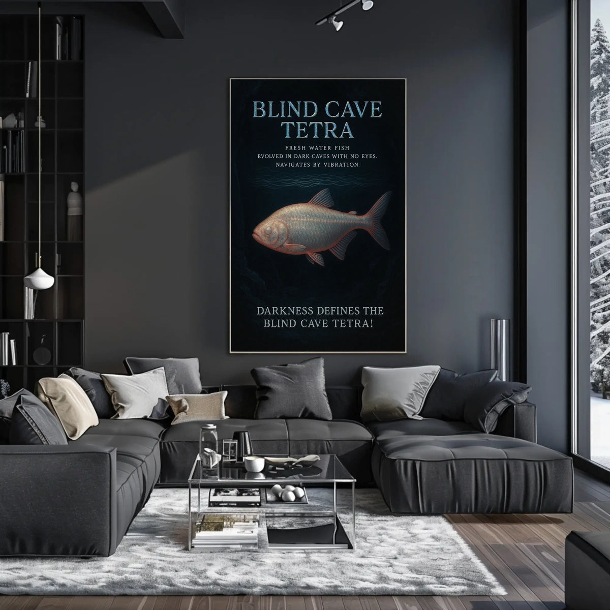 Blind Cave Tetra Poster