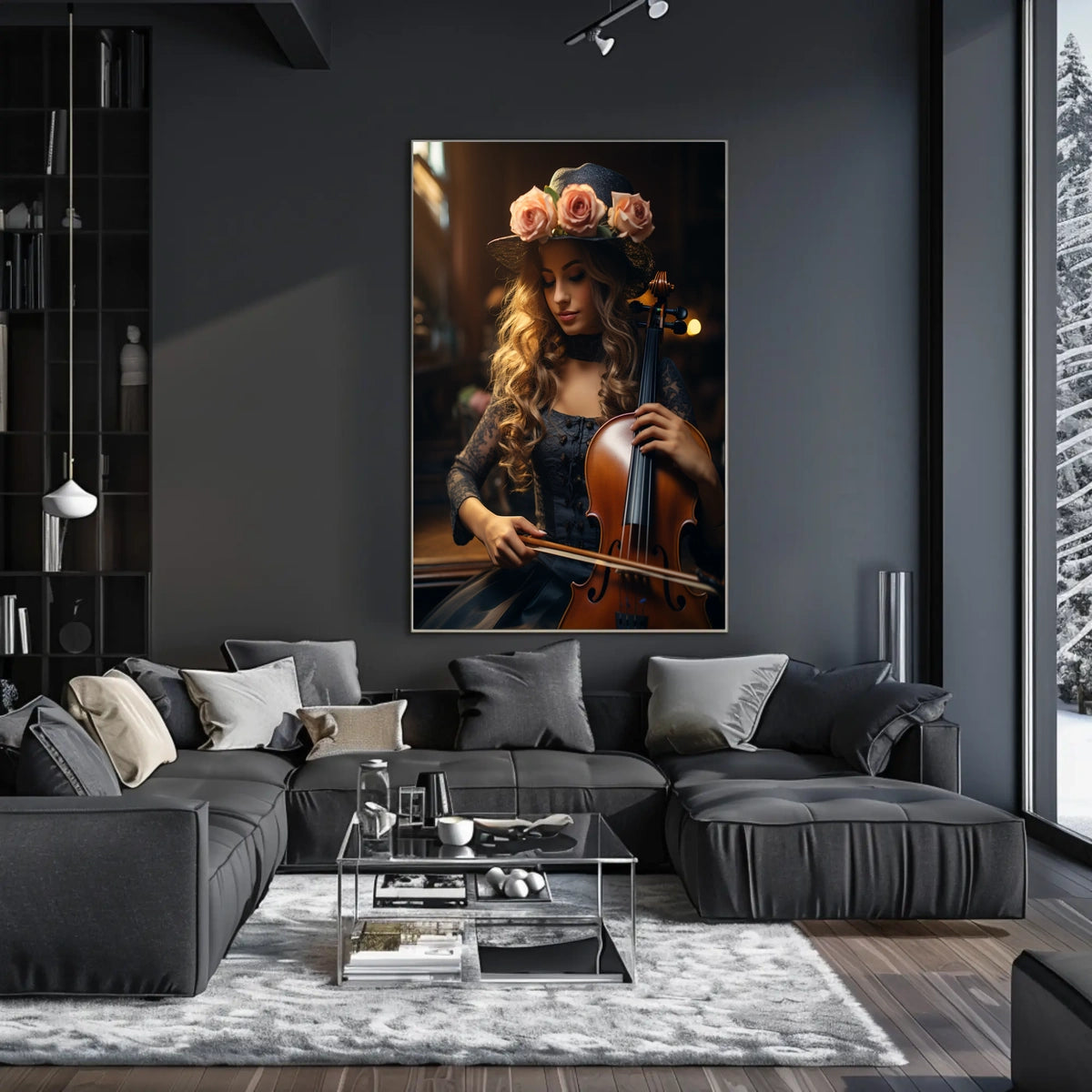 The ViolinistS Elegance Poster