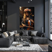 The ViolinistS Elegance Poster