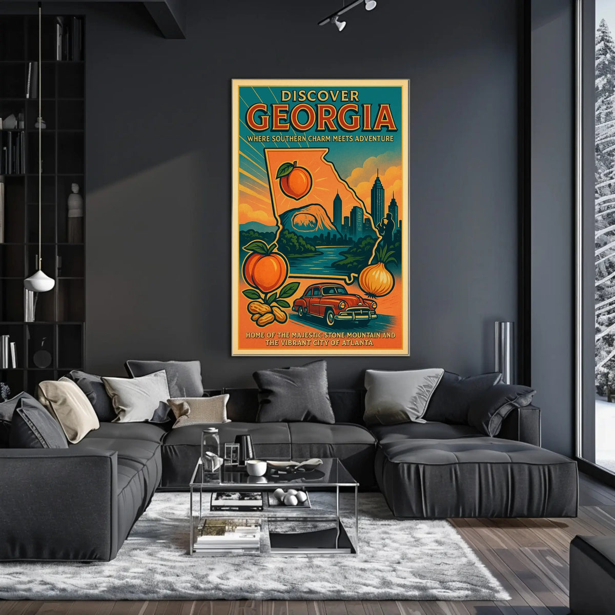Discover Georgia Poster