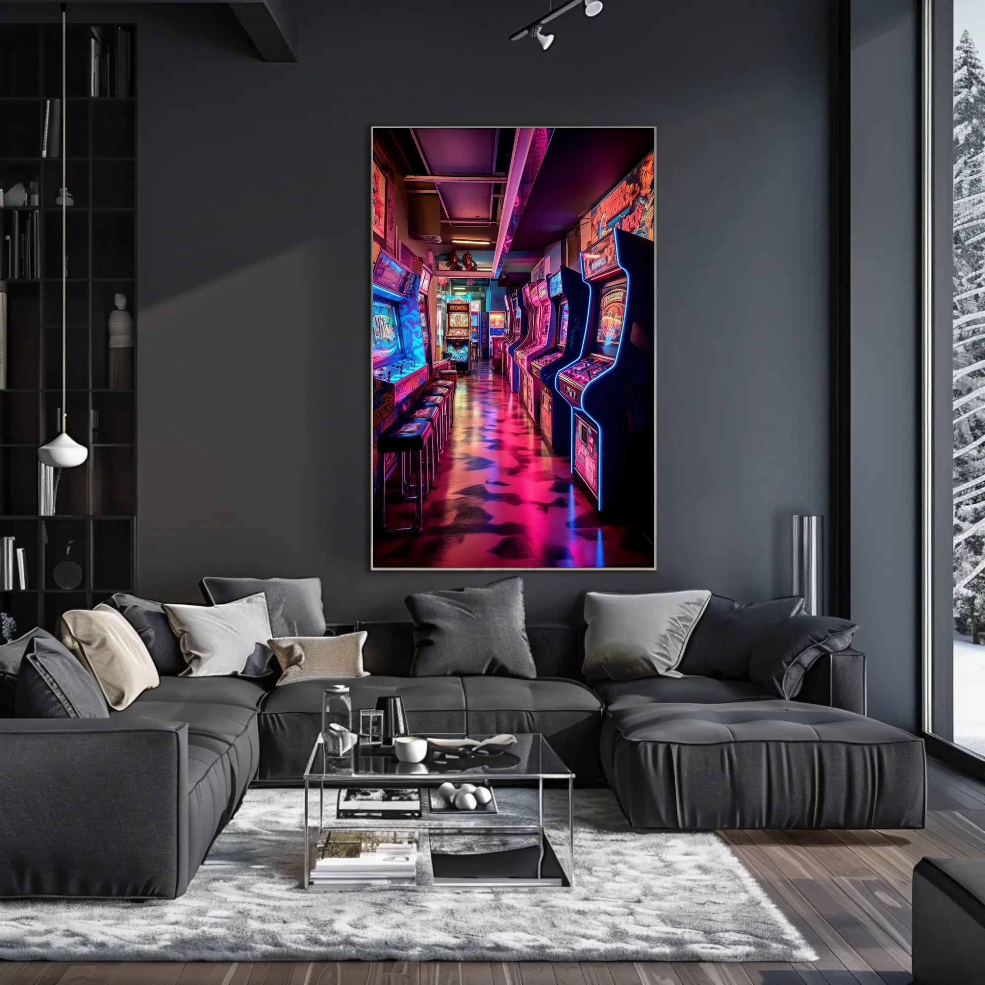 Retro Arcade Wonderland Poster